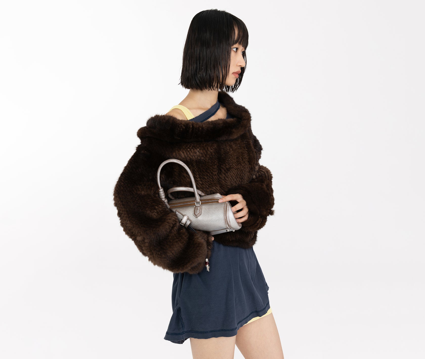 FOLD BAGUETTE - DIESTRESSED SILVER