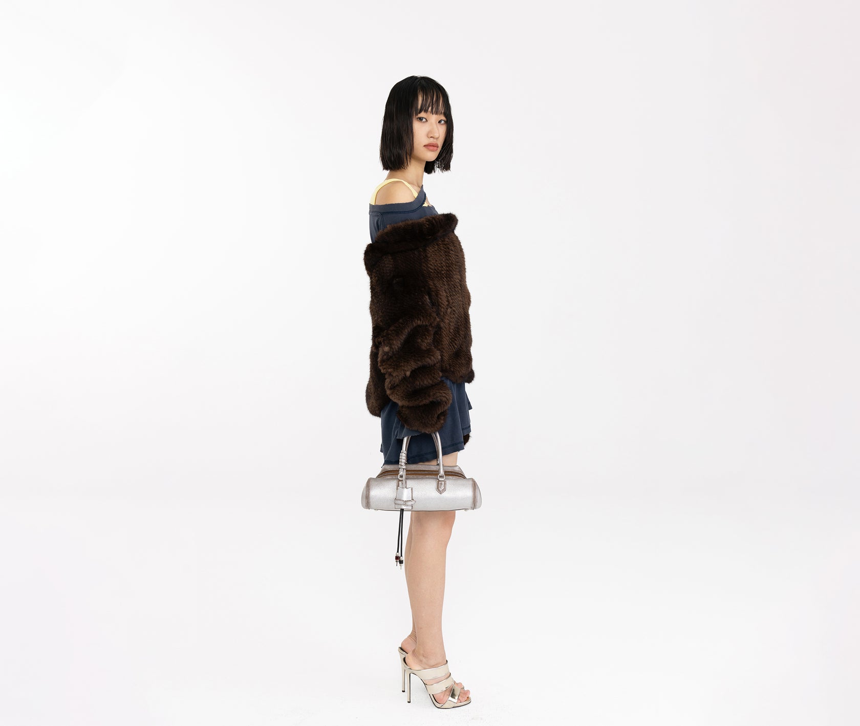 FOLD BAGUETTE - DIESTRESSED SILVER