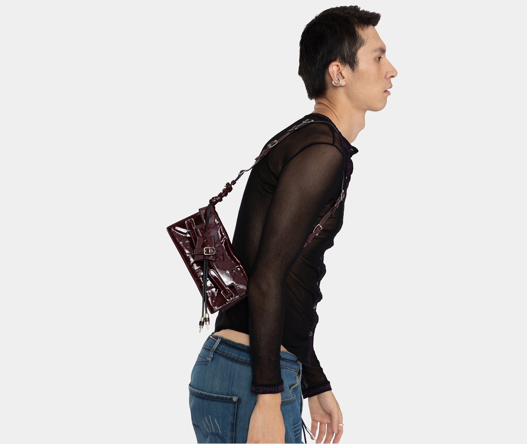 CANAL ST CLUTCH - OXBLOOD