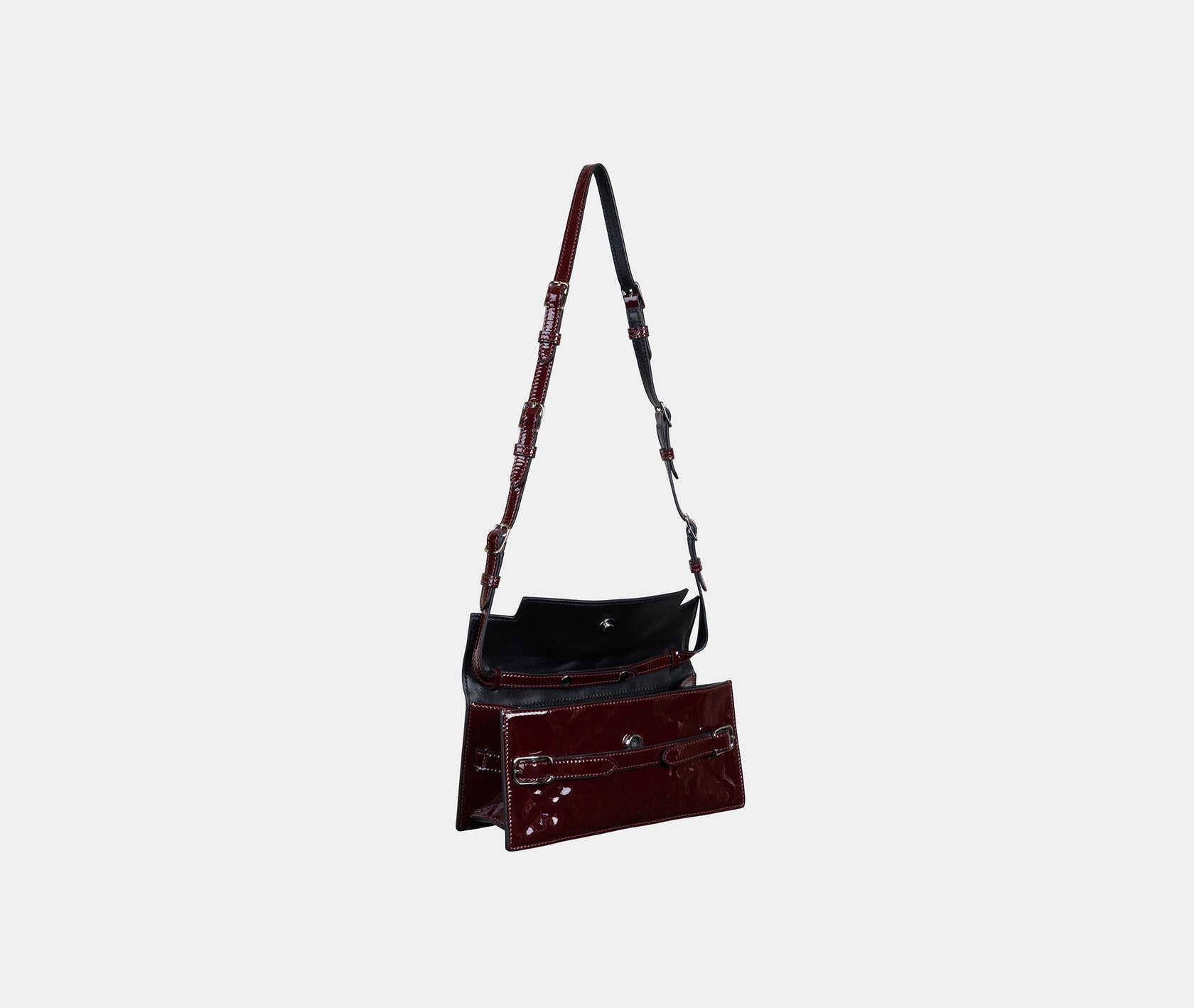 CANAL ST CLUTCH - OXBLOOD