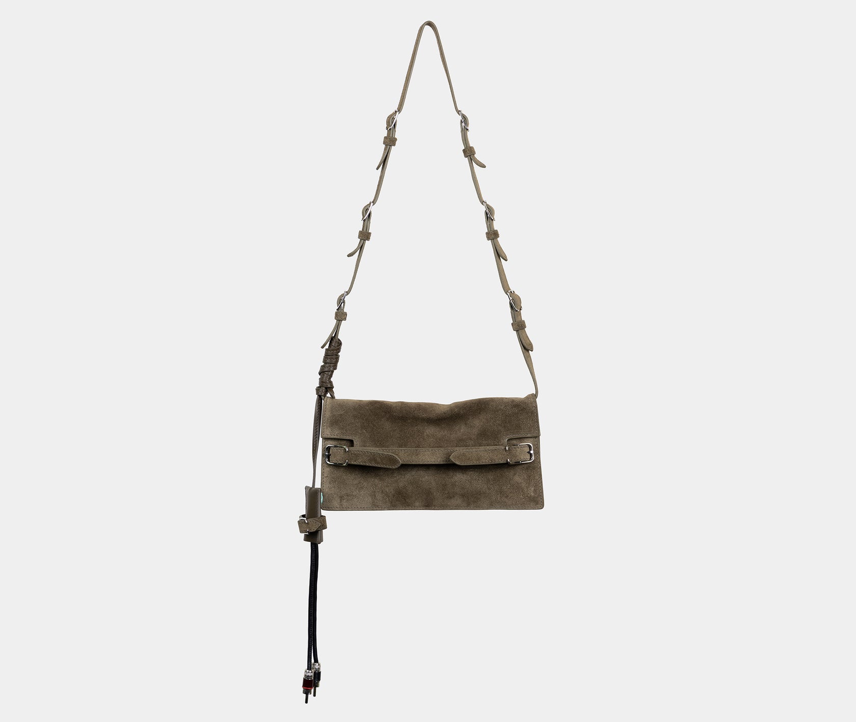 AUDIO CABLE KEYRING - MOSS